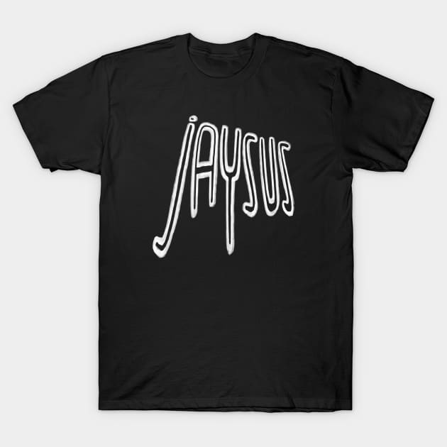 Irish Phrase: Jaysus T-Shirt by badlydrawnbabe